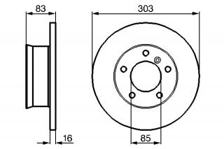 Disc frana fata G Class