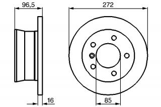 Disc frana spate G Class