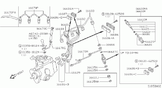 Injector Terrano II 2.7 TD (poz.16600MA)