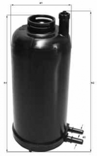 Filtru motorina motor 3,0 D Iveco (cartus cu tevi)
