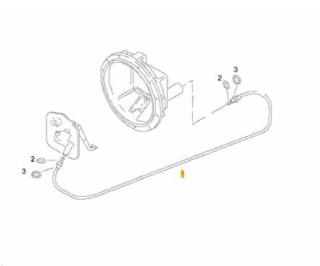 Furtun ambreiaj Man TGL motor 4.6TD